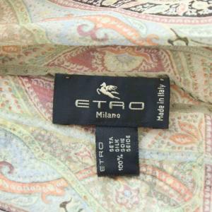 ETRO ストール 絹 シルク マルチカラー 総柄 /KW GY18