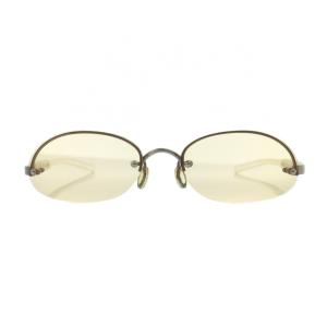 SPR50A サングラス 眼鏡 めがね ロゴ ハーフリム シルバー色 GY11 /MQ OH