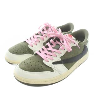 NIKE ×Travis Scott エアジョーダン1 ロー OG SP リバースオリーブ