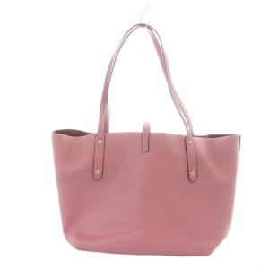 COACH 58849 トートバッグ ハンド ロゴ レザー ピンク GY11 /MQ