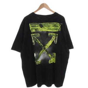 Off-White ACRYLIC ARROWS S/S OVER TEE Tシャツ XL 黒 ブラック 半袖 OMAA038F19185010