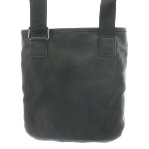ARMANI JEANS ショルダーバッグ メッセンジャーバッグ ロゴ ナイロン 黒 ブラック /KW GY18