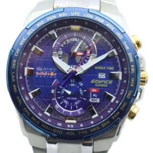 EFR-550RB 腕時計 ウォッチ クォーツ 青文字盤 カレンダー付き クロノグラフ シルバー色 GY18