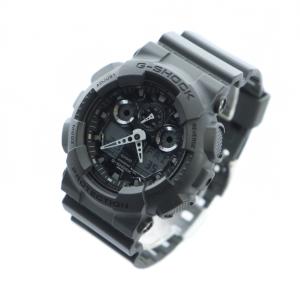 CASIO G-SHOCK GA-100CF 腕時計 ウォッチ クォーツ アナデジ ロゴ 黒 ブラック GY11 /MQ