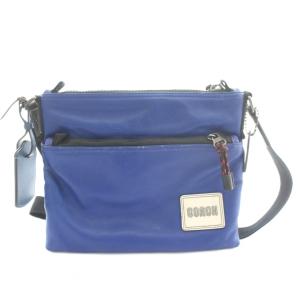 ペイサー クロスボディ ウィズ パッチ ショルダーバッグ メッセンジャーバッグ レザー 78834 青