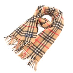 ヴィンテージ カシミヤ ノバチェックマフラー ベージュ