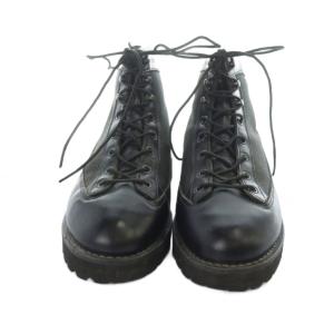 Danner コーネリアス CORNELIUS ショートブーツ ラウンドトゥ レザー ロゴ 8 26cm 黒 ブラック