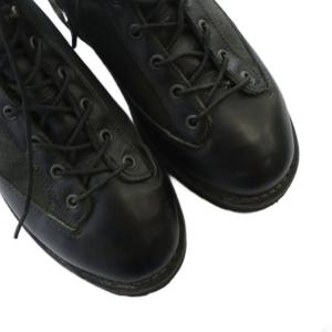 Danner コーネリアス CORNELIUS ショートブーツ ラウンドトゥ レザー ロゴ 8 26cm 黒 ブラック