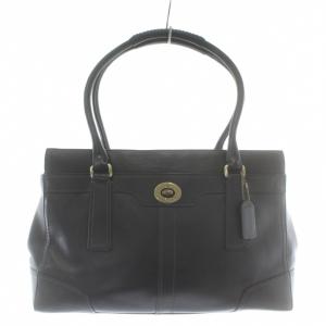 トートバッグ ハンド レザー ロゴ 黒 ブラック 11048 /XZ GY11