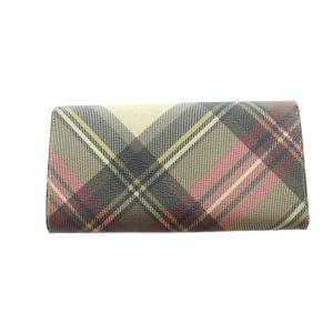 Vivienne Westwood 長財布 チェック柄 マルチカラー