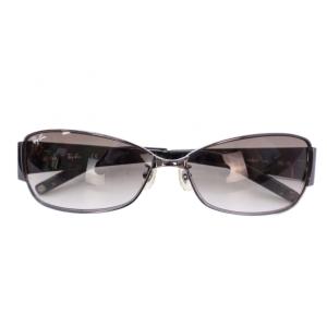 眼鏡 サングラス メタルフレーム グラデーション ロゴ 6214-135 黒 ブラック RB3369 /XZ