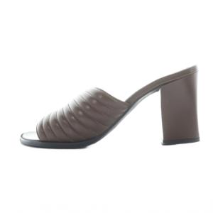 Jean Paul GAULTIER ミュール チャンキーヒール 3 ブラウン