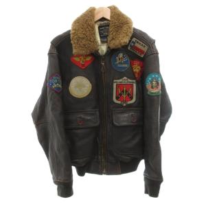 TOPGUN フライトジャケット S ブラウン G-1