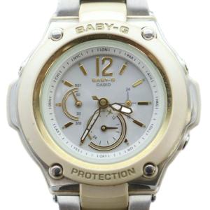 BABY-G 腕時計 ウォッチ マルチバンド6 電波ソーラー クロノグラフ BGA-1400CA 白 ホワイト