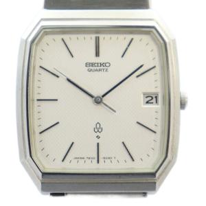 ジャンク品 腕時計 ウォッチ クォーツ スクエア カレンダー付き 7832-5030 シルバー色 GY18