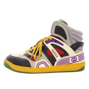 BASKET スニーカー バスケットシューズ ハイカット インターロッキングG ロゴ 8.5 27.5cm