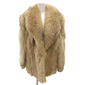 銀サガ フォックスファーコート 11 ベージュ