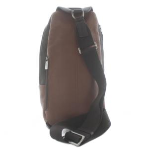COACH ボディバッグ スリングバッグ ショルダー レザー ロゴ 茶色 ブラウン オレンジ F70922 /XZ
