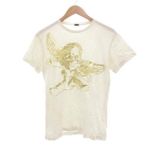 FOTI フォティ Tシャツ スカルモチーフ 半袖 USA製 P 白 ホワイト /UO GY18