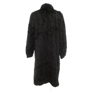 SAGA MINK 銀サガ Belle Vison ファーコート 毛皮 ミンク ロング丈 9 ダークブラウン /UO GY18