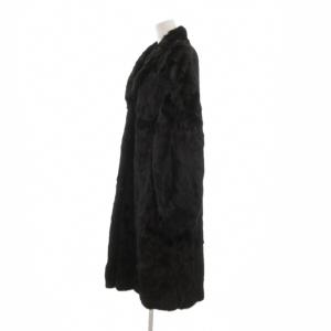 SAGA MINK 銀サガ Belle Vison ファーコート 毛皮 ミンク ロング丈 9 ダークブラウン /UO GY18