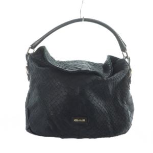 ハンドバッグ トート レザー ロゴ 黒 ブラック GY11 /MQ