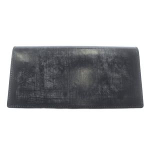 ブライドルレザー コインポケット ロング ウォレット ネイビー BD3913NV