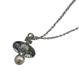 ALEKSA PENDANT ネックレス オーブ シルバーカラー