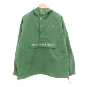 アノラックパーカ ナイロン XL グリーン