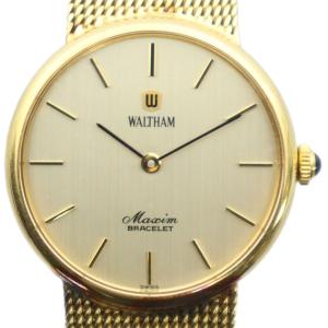 Maxim BRACELET マキシム ブレスレット 腕時計 ゴールドカラー