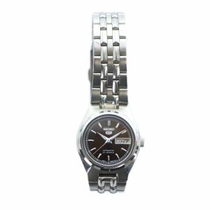 SEIKO 4207-00W0 セイコー5 ファイブ 腕時計 ウォッチ 自動巻き 黒文字盤 カレンダー付き シルバー色