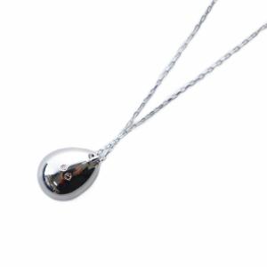 SWAROVSKI ティアドロップ ネックレス ペンダント ラインストーン クリア 水色 ライトブルー シルバーカラー /KW