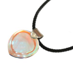 Baccarat タリスマン Talisman ネックレス ロープチェーン ペンダントトップ ハート型 オーロラ クリスタル
