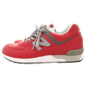 New Balance M576RED スニーカー USA8 レッド グレー