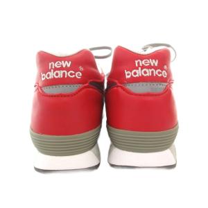 New Balance M576RED スニーカー USA8 レッド グレー