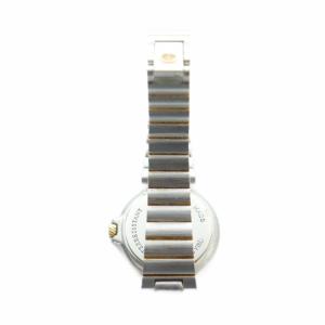 dunhill ジャンク品 ミレニアム ウォッチ 腕時計 クォーツ ローマン 白文字盤 デイト カレンダー付き コンビカラー