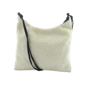 ヴィンテージ ショルダーバッグ ツイード アイボリー