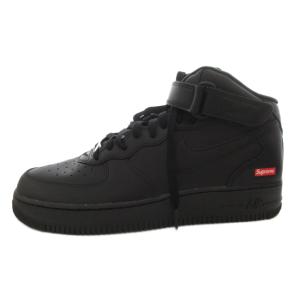 ×Supreme AIR FORCE 1 MID SP スニーカー 28.5 ブラック