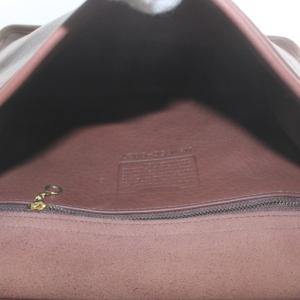 COACH オールドコーチ ハンドバッグ ショルダー 2WAY レザー ターンロック 茶色 ブラウン 9927 /XZ