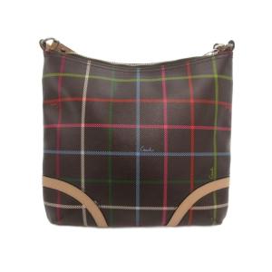 COACH F24387 ショルダーバッグ クロスボディ PVC レザートリム 茶 ブラウン /UO GY18