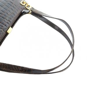 BALLY ハンドバッグ トート ゴールド金具 レザー 茶 ブラウン GY11 /MQ