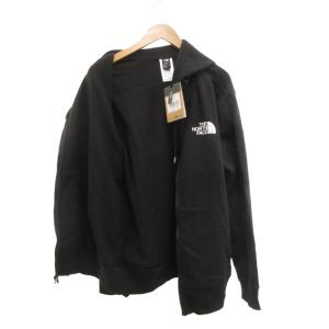 THE NORTH FACE タグ付き CIRCULAR DESIGN パーカー フーディ XL ジップアップ ロゴ 長袖 黒 ブラック