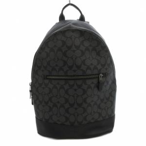 West Slim Backpack リュックサック バックパック レザー 黒 ブラック シグネチャー
