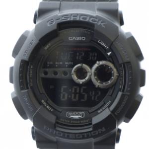 GD-100 腕時計 ウォッチ クォーツ ロゴ デジタル ロゴ カレンダー付き 黒 ブラック GY18