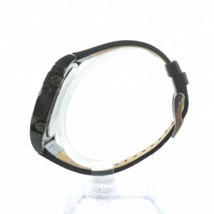 DIESEL DZ-1198 腕時計 ウォッチ クォーツ 青文字盤 カレンダー付き 黒 ブラック GY18 /MQ