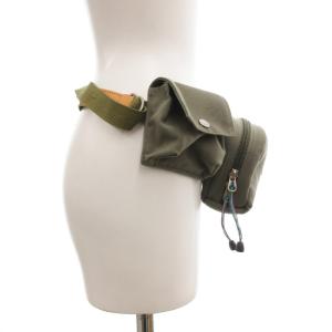 THE NORTH FACE PURPLE LABEL Stroll Belt Bag ストロール ベルトバッグ ウエスト ボディ ロゴ キャンバス カーキ NN7310N