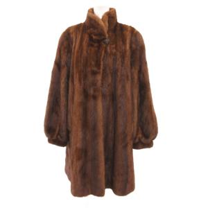 LA PHARE ロイヤル 金サガ ファーコート ミンク S ブラウン
