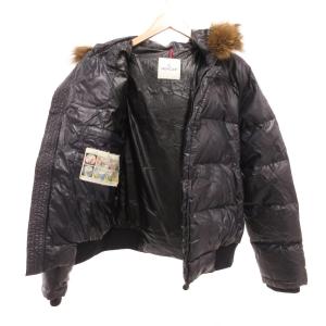 MONCLER G32-003 ダウンジャケット コヨーテファー 1 ネイビー