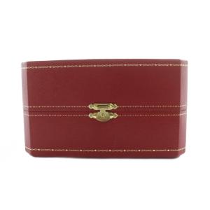 Cartier 腕時計用 ケースのみ 収納 ロゴ レザー 赤 レッド GY18 /MQ OH