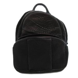 リュックサック メタリック シボ加工